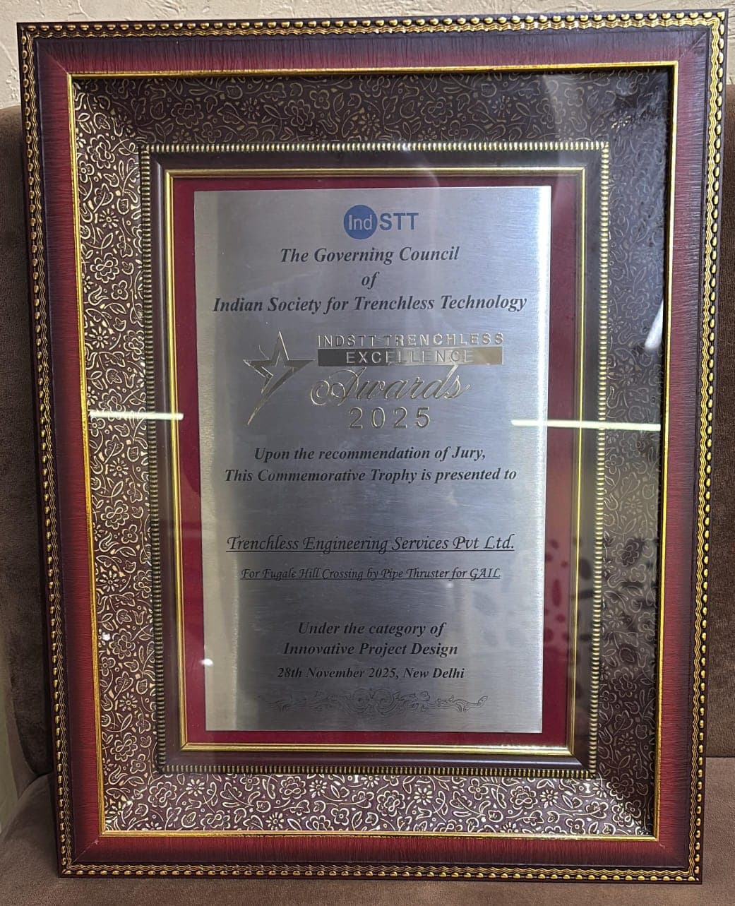 Innovative Project Design — Fugale Hill — Indian Society for Trenchless Technology