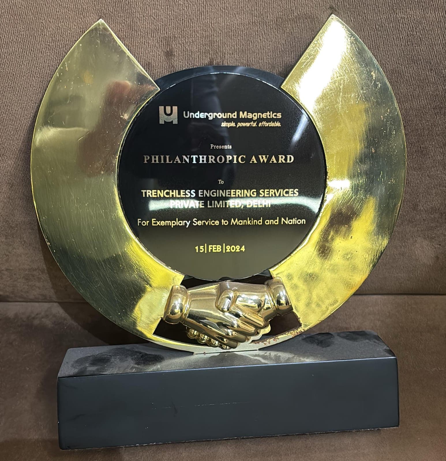 Philanthropic Award — Underground Magnetics