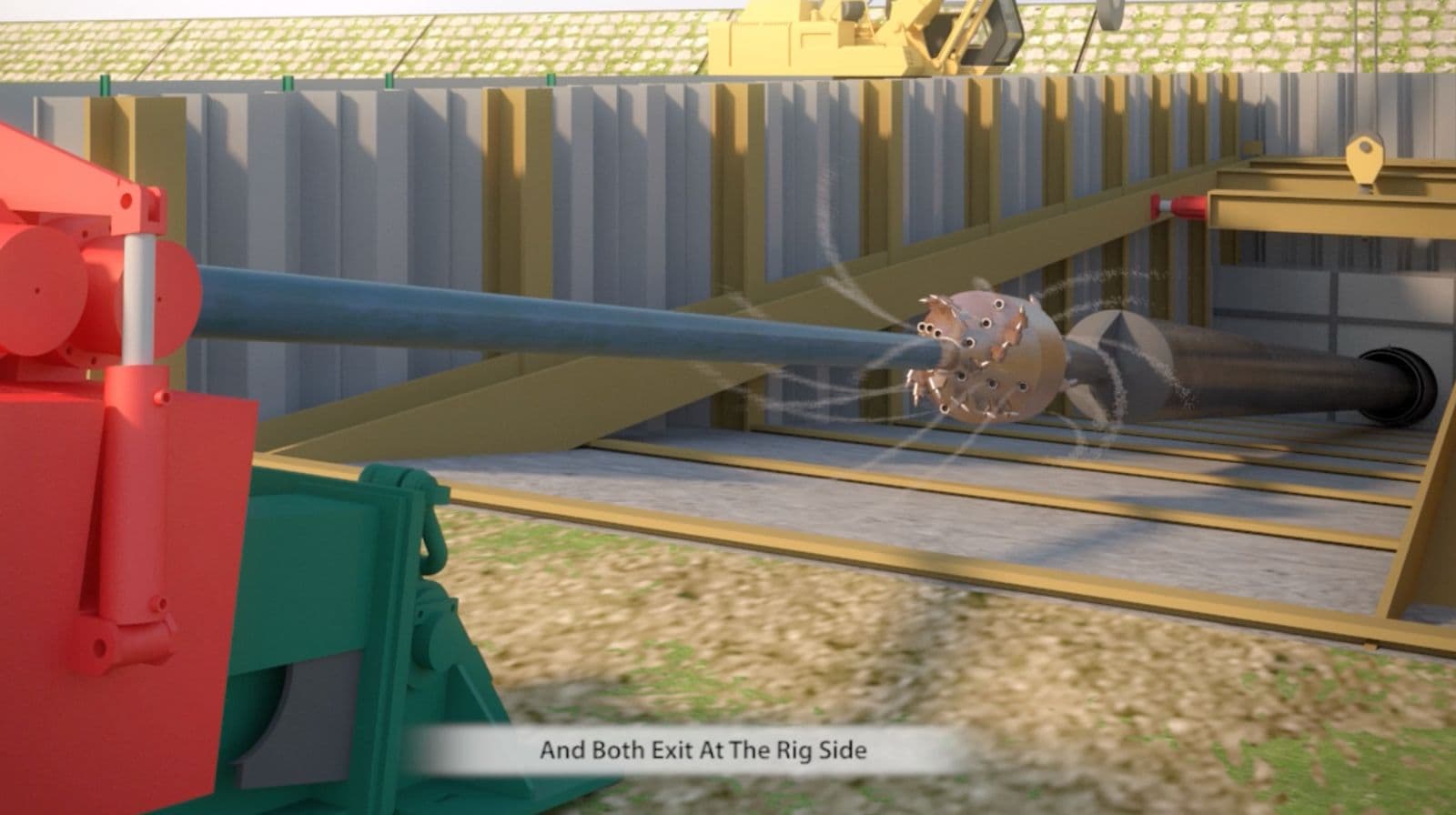 Step 3 — Pipe Pullback — TESPL trenchless engineering equipment and operations